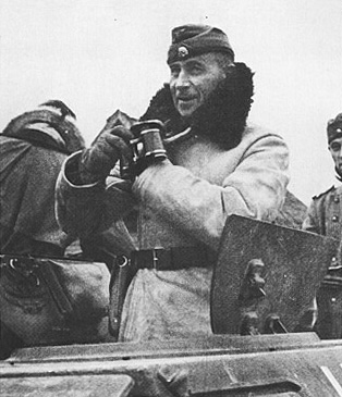 SS Oberstgruppenfuhrer Paul Hausser (seen here as an Obergruppenfuhrer while commanding the Das Reich Division in Russia, winter 1941) was unquestionably the ablest military commander in the Waffen SS. After the war he sought to re-establish the reputation of the SS and claimed that the foreign units of the SS were really the precursors of the NATO army. 