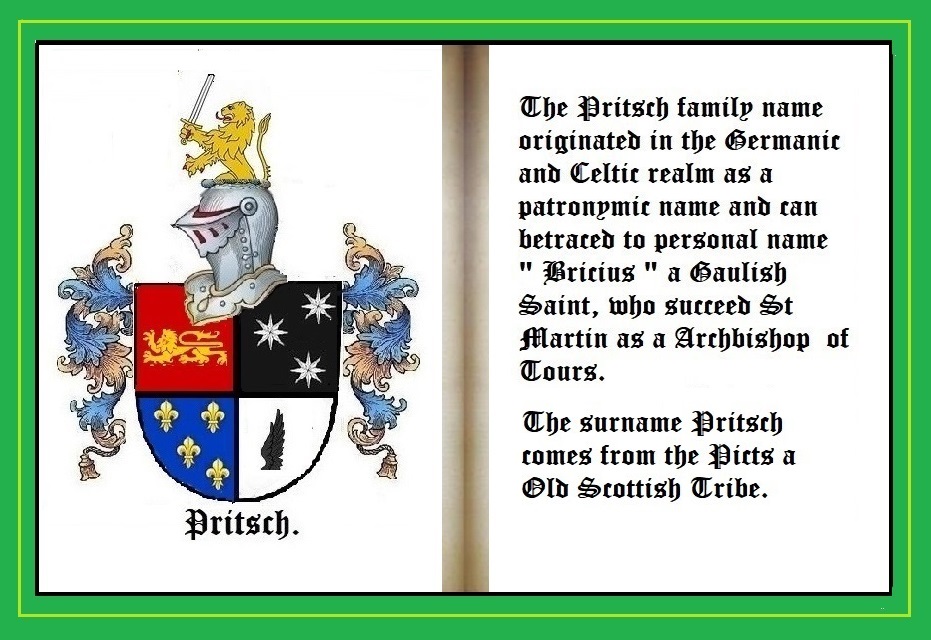 Pritsch Wappen Insert