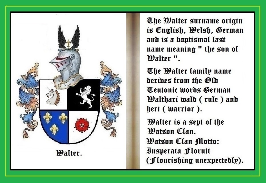 Walter Wappen Insert