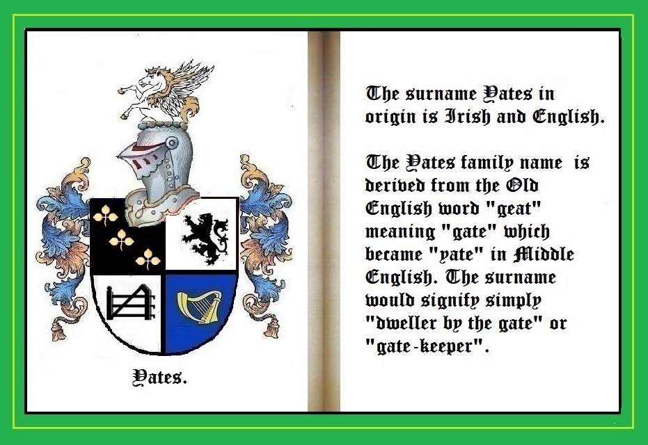 Yates Wappen Insert