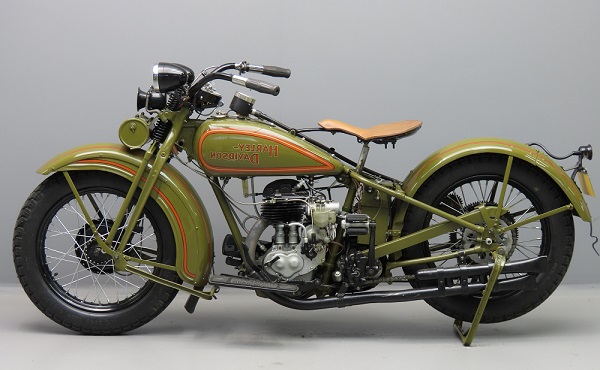 Harley Davidson 1930 green
